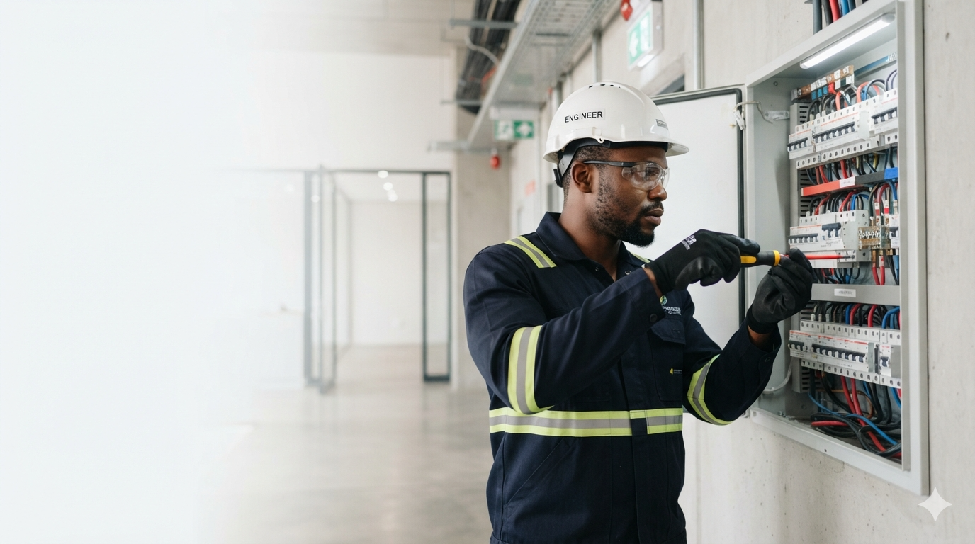 Engineer on site